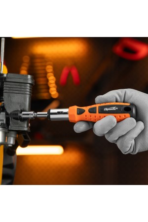 Отвертка реверсивная, биты, головки торцевые, 14 шт, Sparta