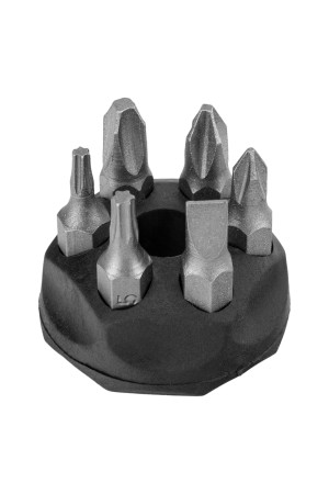 Отвертка телескопическая, набор бит, гибкий привод, 8 шт, Sparta