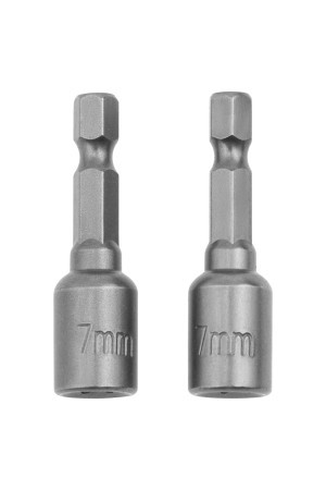 Биты с торцевыми головками 7 мм, 45 мм, 2 шт. Matrix