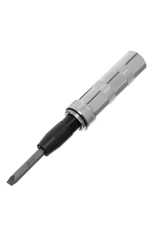 Отвертка ударно-поворотная 1/2, набор бит, 6 шт, пластиковый бокс Matrix