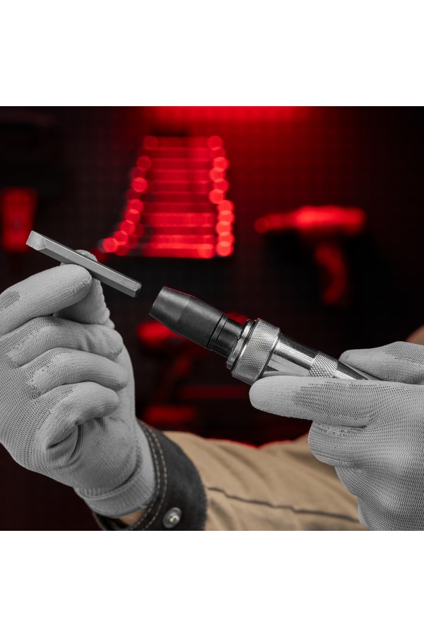 Отвертка ударно-поворотная 1/2, набор бит, 6 шт, пластиковый бокс Matrix