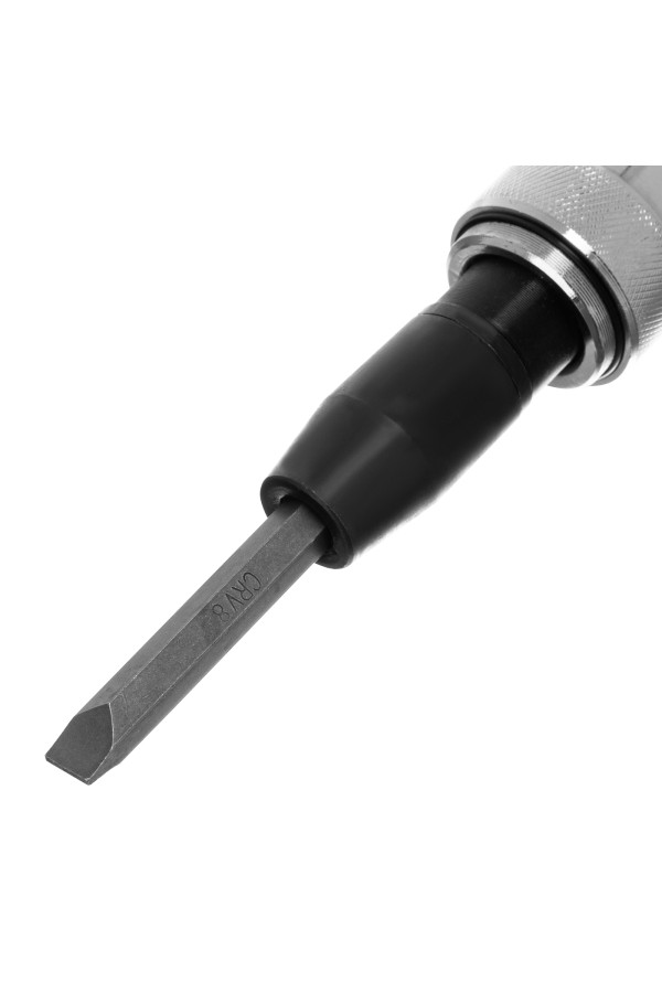 Отвертка ударно-поворотная 1/2, набор бит, 6 шт, пластиковый бокс Matrix