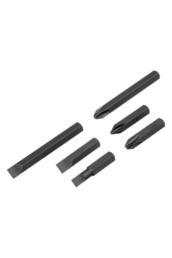 Отвертка ударно-поворотная 1/2, набор бит, 6 шт, пластиковый бокс Matrix