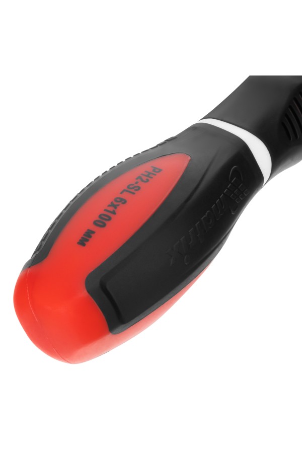 Отвертка комбинированная, SL6/PH2, CrV, двухкомпонентная рукоятка Matrix