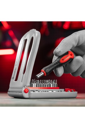 Отвертка для точных работ с насадками Fusion, 22 предмета, в пластиковом пенале Matrix