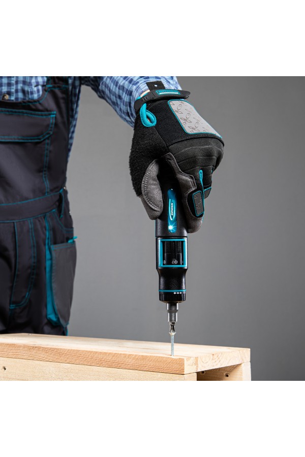 Отвертка реверсивная с револьверным механизмом, 11 шт, сталь S2 Gross