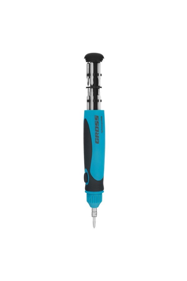 Отвертка реверсивная, механизм SmartPush mini 11 шт, CrMo Gross