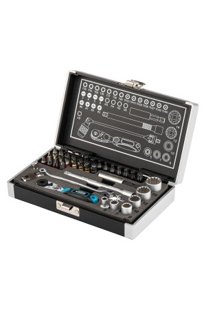 Набор бит и головок торцевых, 1/4, карданный ключ, трещотка, адаптер, S2, 37 шт. Gross