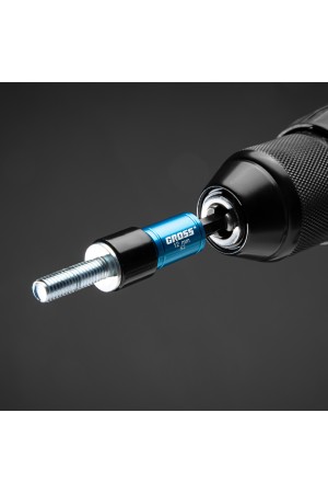 Набор бит с торцевыми головками 8, 10,12, 13 мм, магнит. Nut-Driver, S2 Gross