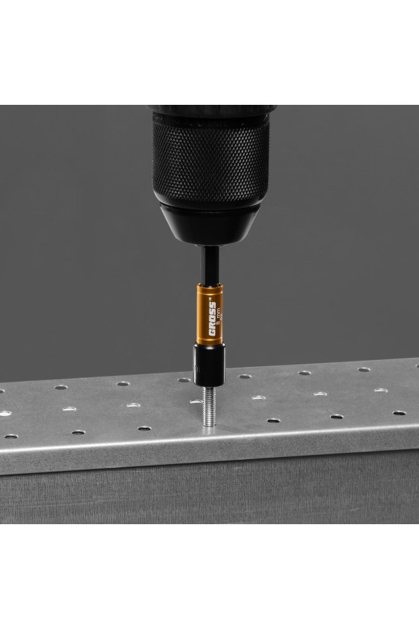 Набор бит с торцевыми головками 8, 10,12, 13 мм, магнит. Nut-Driver, S2 Gross