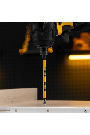 Бита PH2х127, сталь S2, цилиндр., 5шт. Е 6,3 Denzel