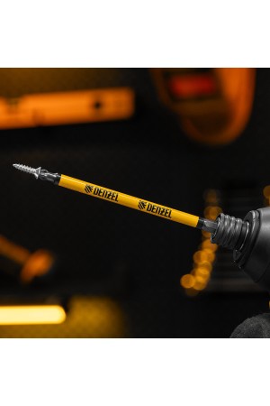 Бита PH2х127, сталь S2, цилиндр., 5шт. Е 6,3 Denzel