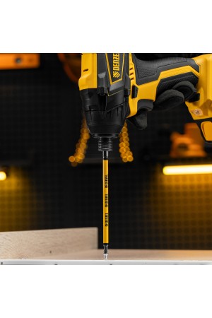 Бита PH2х150, сталь S2, цилиндр., 5шт. Е 6,3 Denzel