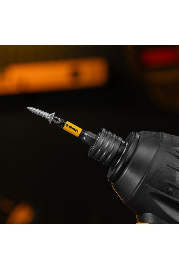 Бита PH1х50, сталь S2, цилиндр., 10 шт. Е 6,3 Denzel