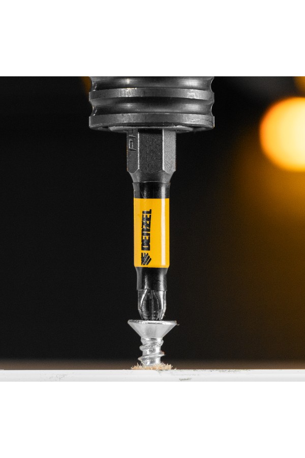 Бита PH1х50, сталь S2, цилиндр., 10 шт. Е 6,3 Denzel