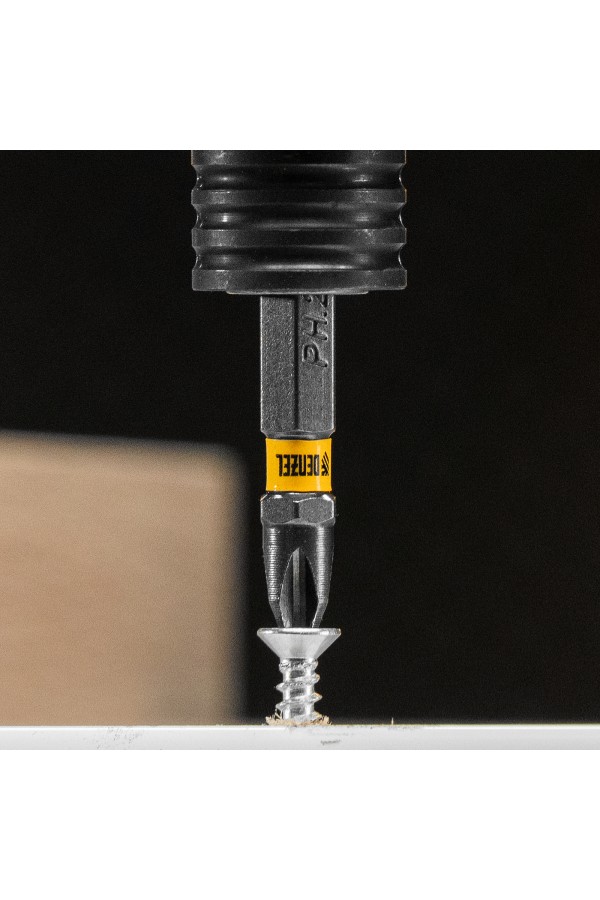 Бита PH2х50, сталь S2, шестигранный профиль, 10 шт. Е 6,3 Denzel