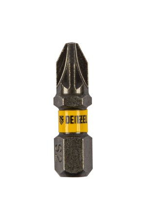 Бита PZ2х25, сталь S2, шестигранный профиль, 10 шт. Е 6,3 Denzel