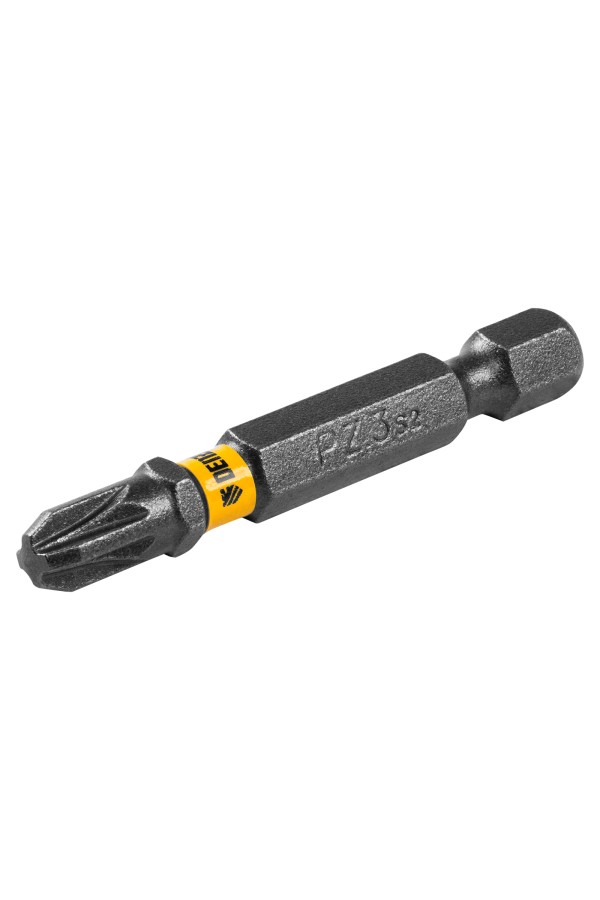 Бита PZ3х50, сталь S2, шестигранный профиль, 10 шт. Е 6,3 Denzel