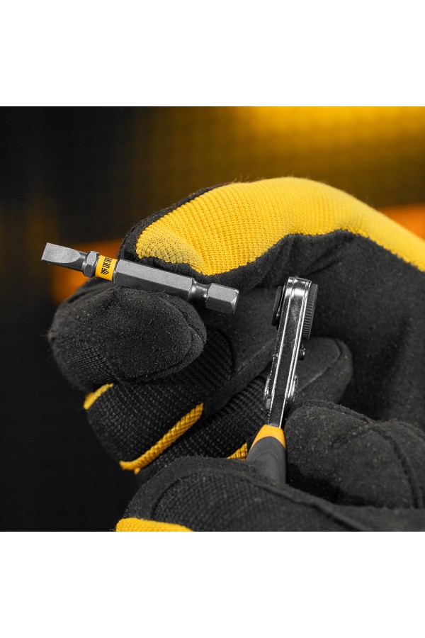 Бита SL5,0х50, сталь S2, шестигранный профиль, 10 шт. Е 6,3 Denzel