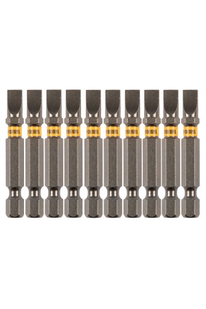 Бита SL6,0х50, сталь S2, шестигранный профиль, 10 шт. Е 6,3 Denzel