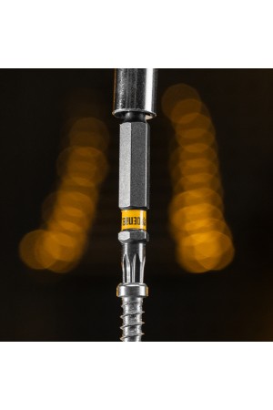 Бита TX 25х50, сталь S2, шестигранный профиль, 10 шт. Е 6,3 Denzel