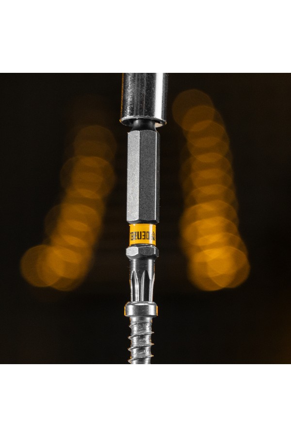 Бита TX 25х50, сталь S2, шестигранный профиль, 10 шт. Е 6,3 Denzel