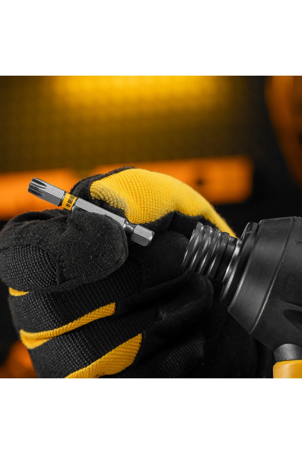 Бита TX 40х50, сталь S2, шестигранный профиль, 10 шт. Е 6,3 Denzel