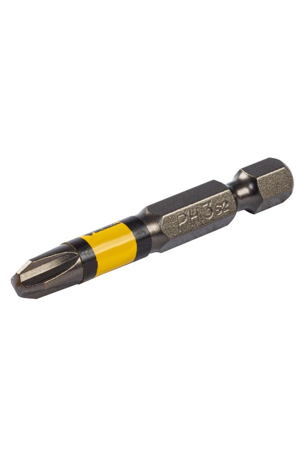 Набор бит комбинированный 3 шт., РН1, РН2, РН3, 50 мм, сталь S2 Denzel