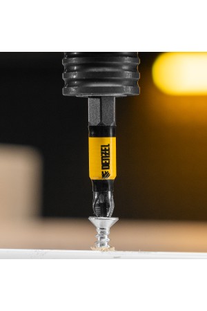 Бита PH2х50, сталь легированная S2, 10 шт., круглый профиль, отрывная упаковка, Е 6,3 Denzel