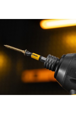 Бита PZ2х50, сталь легированная S2, 10 шт., круглый профиль, отрывная упаковка, , Е 6,3 Denzel