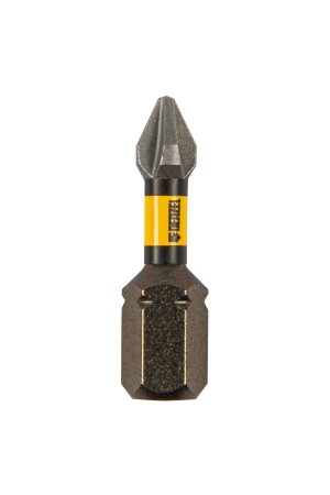 Бита IMPACT, PH1x25 мм, лазерная обработка шлица, сталь S2, 10 шт., Е 6,3 Denzel