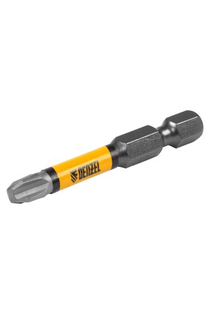 Бита IMPACT, PH3x50 мм, лазерная обработка шлица, сталь S2, 10 шт., Е 6,3 Denzel