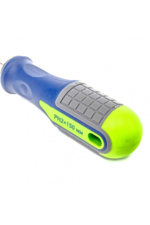 Отвертка, PH2 х 150 мм, CrV, трехкомпонентная рукоятка Сибртех