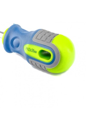 Отвертка, PH2 х 38 мм, CrV, трехкомпонентная рукоятка Сибртех