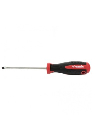 Отвертка Profi, SL5.5 х 100 мм, S2, двухкомпонентная рукоятка Matrix