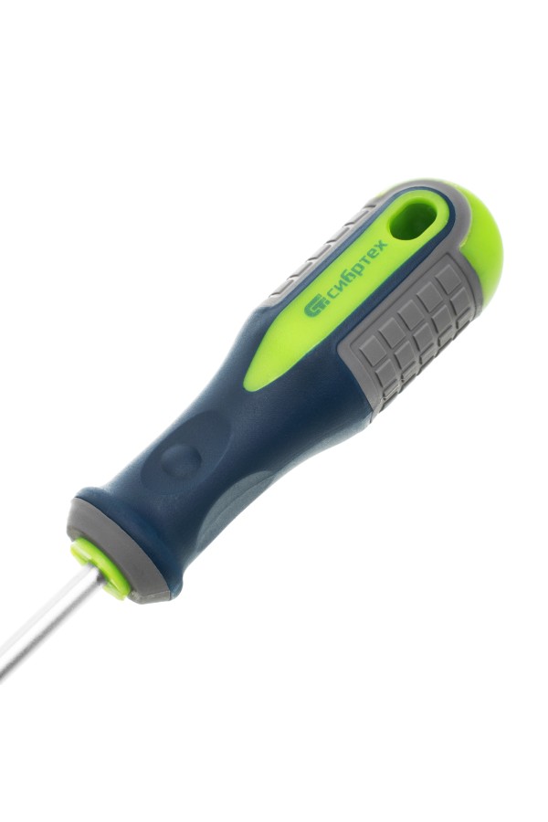 Отвертка, PH1 х 75 мм, CrV, трехкомпонентная рукоятка Сибртех