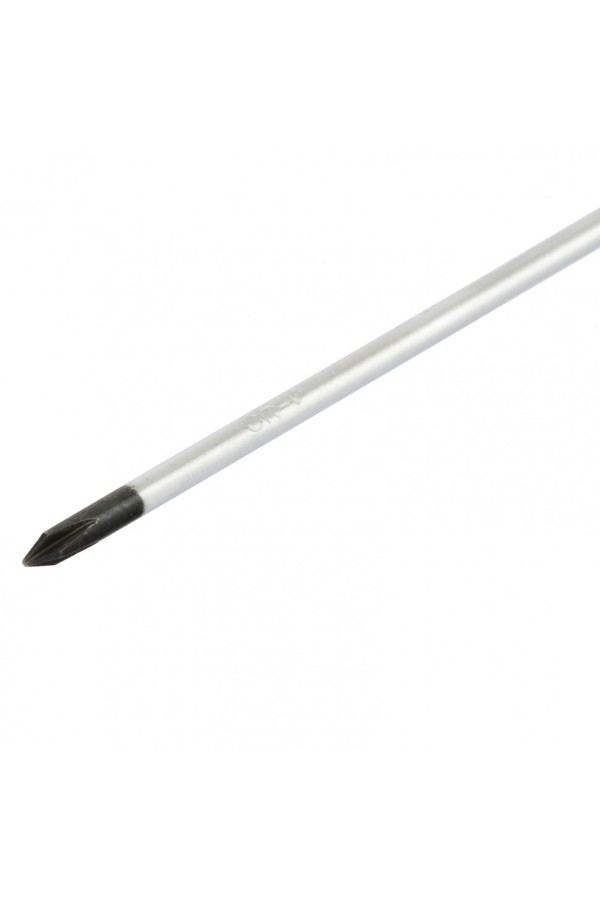 Отвертка, PH0 х 80 мм, CrV, трехкомпонентная рукоятка Сибртех