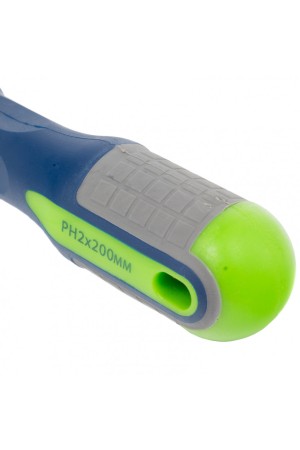 Отвертка, PH2 х 200 мм, CrV, трехкомпонентная рукоятка Сибртех