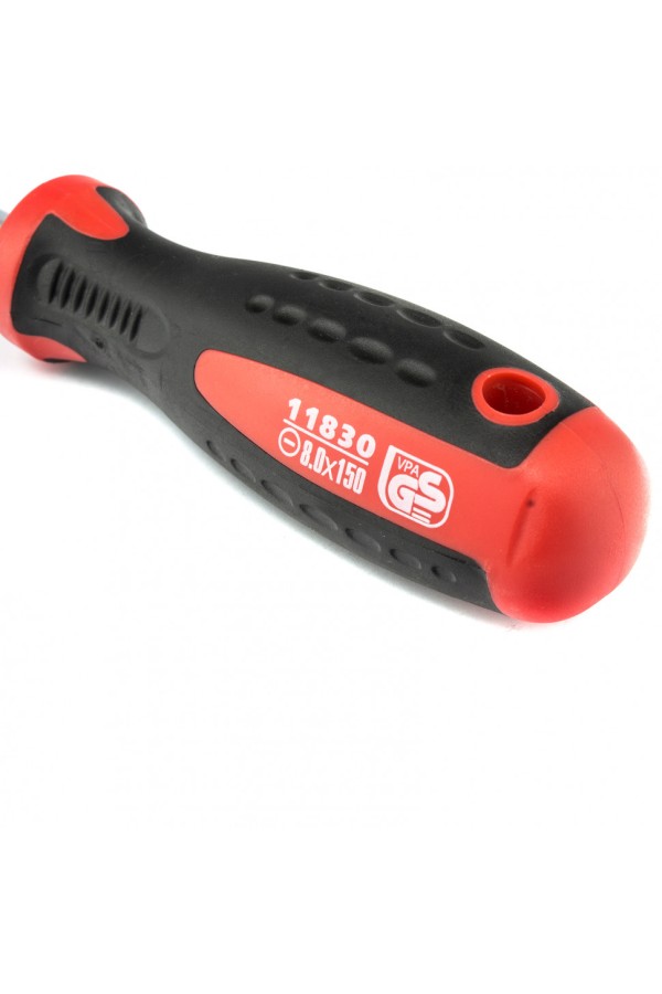 Отвертка Profi, SL8 х 150 мм, S2, двухкомпонентная рукоятка Matrix