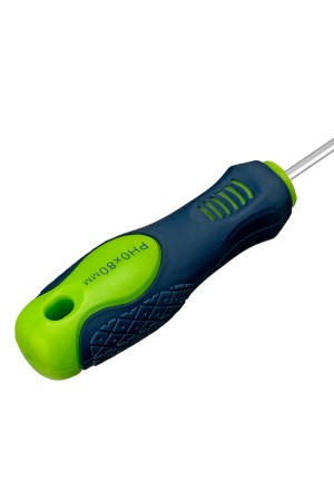 Отвертка, PH0 х 80 мм, CrV, двухкомпонентная рукоятка Сибртех