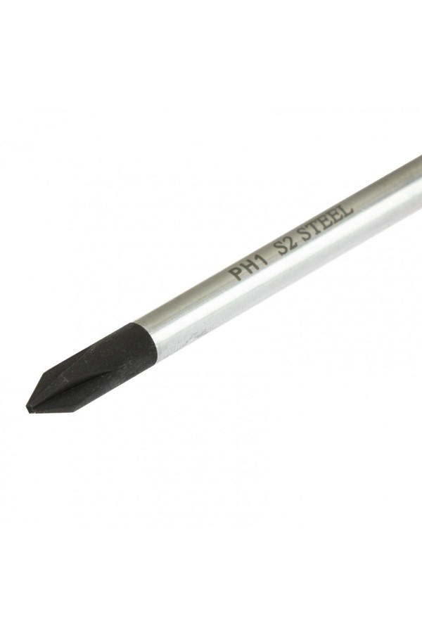 Отвертка Profi, PH1 х 75 мм, S2, двухкомпонентная рукоятка Matrix