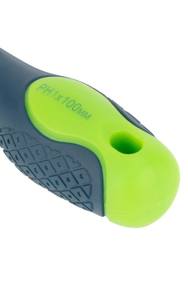 Отвертка, PH1 х 100 мм, CrV, двухкомпонентная рукоятка Сибртех