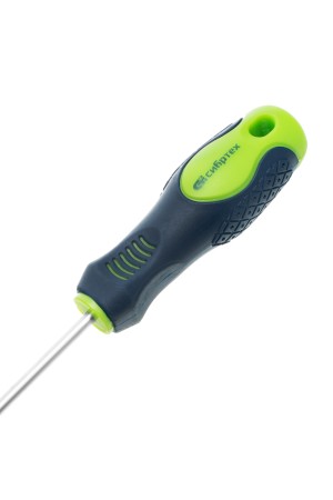 Отвертка, SL4 х 150 мм, CrV, двухкомпонентная рукоятка Сибртех