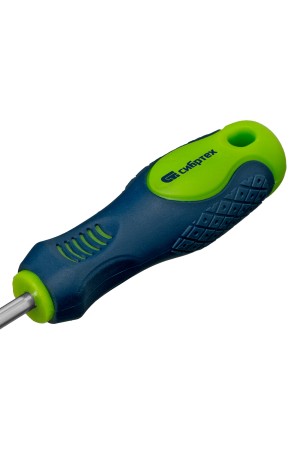 Отвертка, SL5 х 100 мм, CrV, двухкомпонентная рукоятка Сибртех