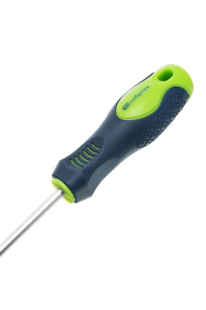 Отвертка, SL6 х 100 мм, CrV, двухкомпонентная рукоятка Сибртех