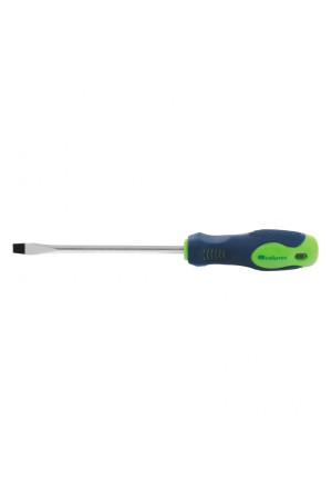 Отвертка, SL8 х 150 мм, CrV, двухкомпонентная рукоятка Сибртех