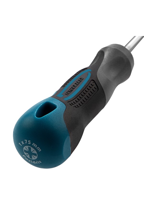 Отвертка PZ1 x 75 мм, S2, трехкомпонентная ручка Gross