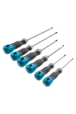 Набор отверток 6 шт, S2, трехкомпонентная рукоятка Gross