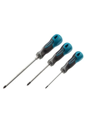 Набор отверток PH, 3 шт, S2, трехкомпонентная рукоятка Gross