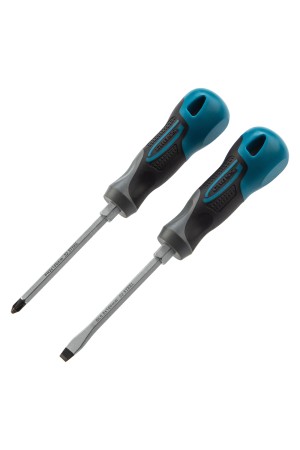 Набор отверток комбинированный 2 шт, S2, трехкомпонентная рукоятка Gross
